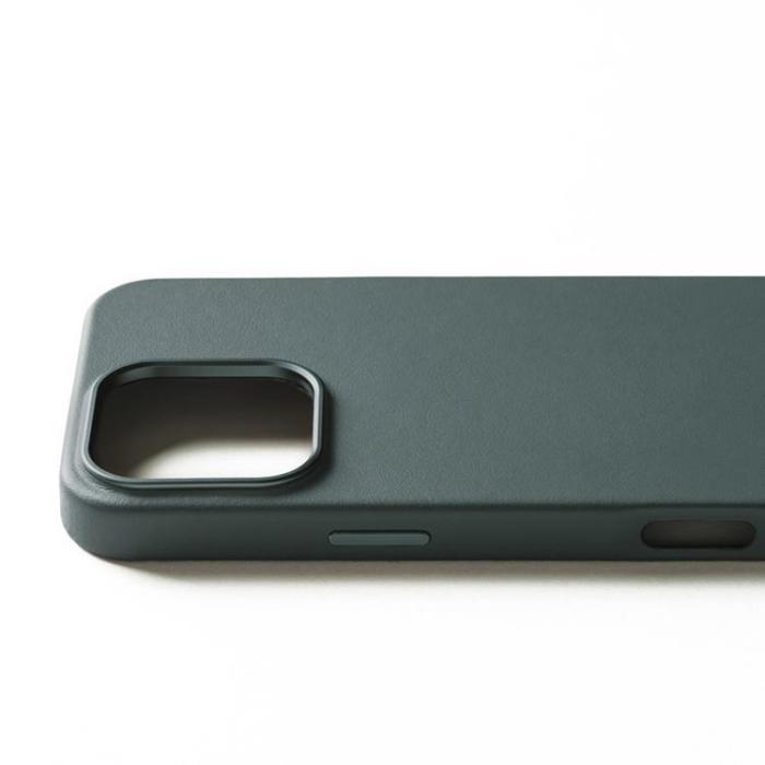 Mujjo - Mujjo iPhone 16 Pro Max Mobilskal MagSafe Läder - Livid Grön