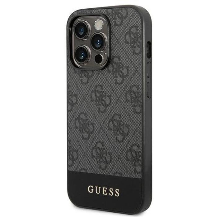 Guess - GUESS iPhone 14 Pro Max Skal 4G Stripe - Gr