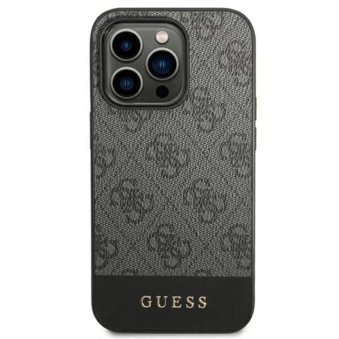 Guess - GUESS iPhone 14 Pro Max Skal 4G Stripe - Gr