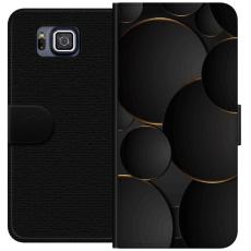 iSecrets - Plånboksfodral till Samsung Galaxy Alpha med Lyxig Cirklar