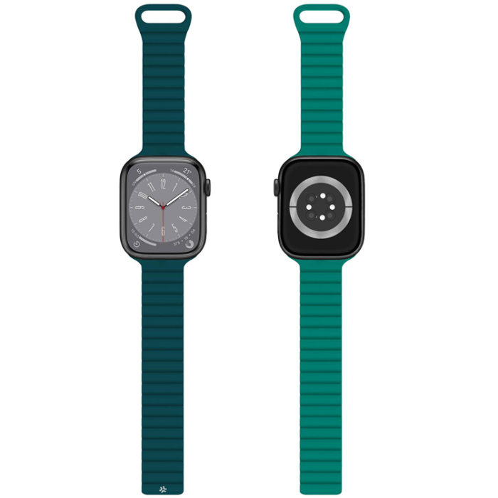 Celly - Celly Apple Watch (42/44/45mm) Armband Magnetiskt - Grön