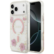 Guess - Guess Mobilskal F&ouml;r iPhone 18 Pro Max/17 Pro Max Magsafe Resin Flowers