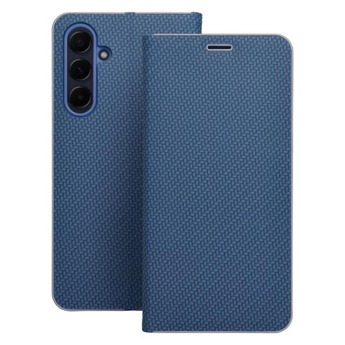 OEM - Galaxy S25 Plus Plånboksfodral Luna Carbon - Blå