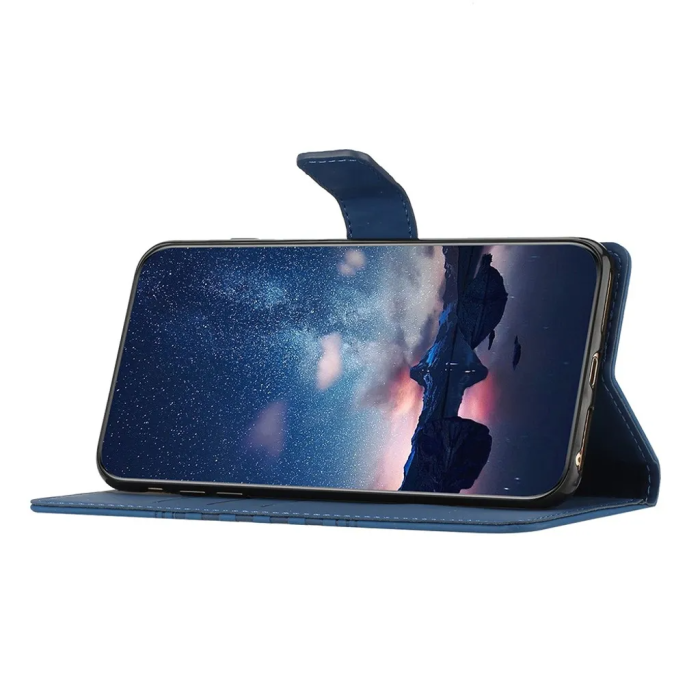 Taltech - Google Pixel 7A Plånboksfodral Tryckt - Blå