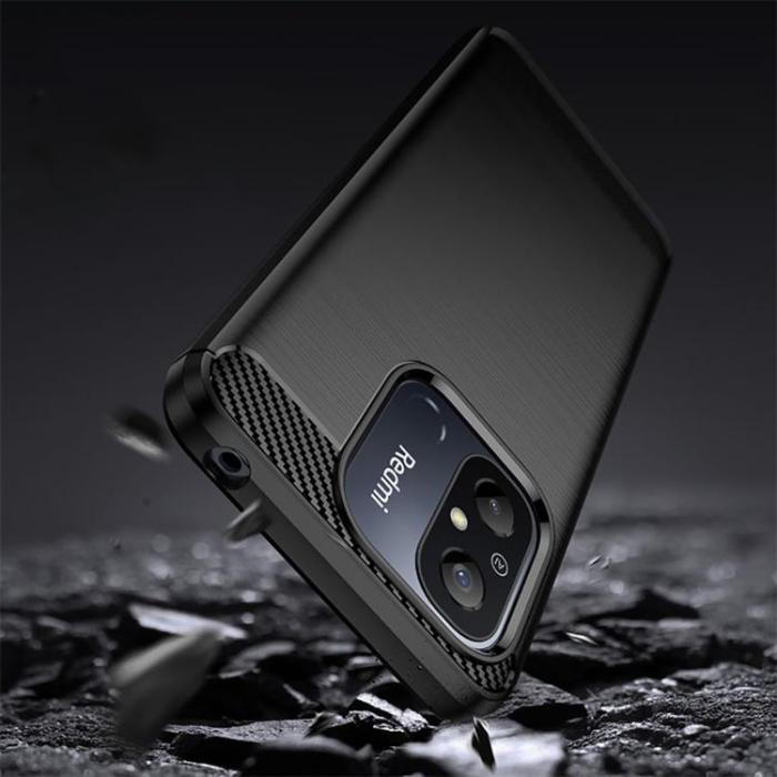 Tech-Protect - Tech-Protect Xiaomi Redmi 12C Mobilskal TpuCarbon
