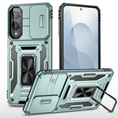A-One Brand - Galaxy S25 Edge Mobilskal Kickstand Slide - Grön