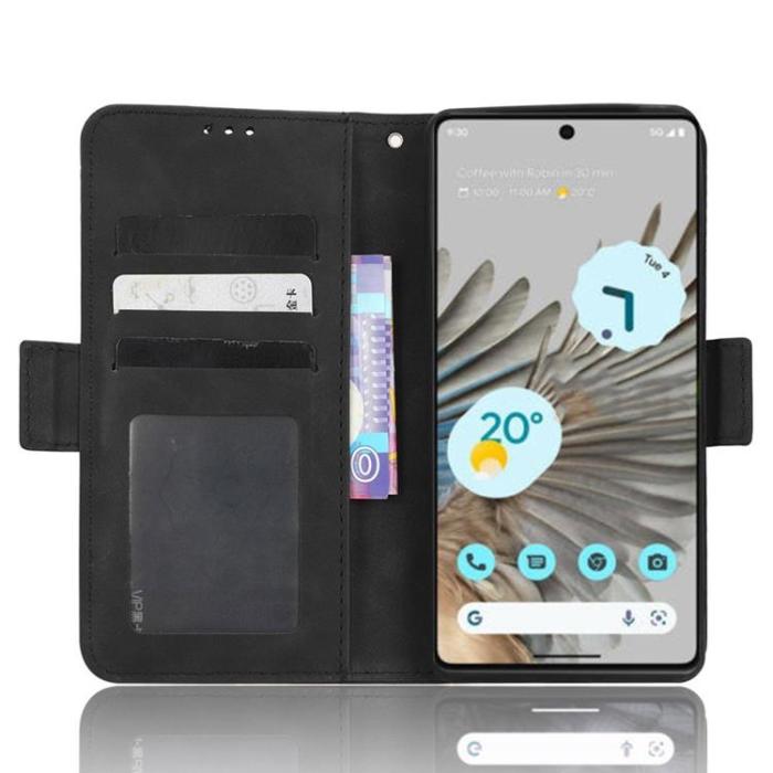 A-One Brand - Google Pixel 7 Plånboksfodral Magnetic Clasp - Svart