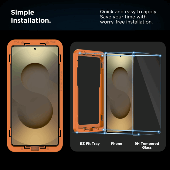 Tech-Protect - [2-Pack] Galaxy S25 Ultra Härdat Glas Skärmskydd Quick Set
