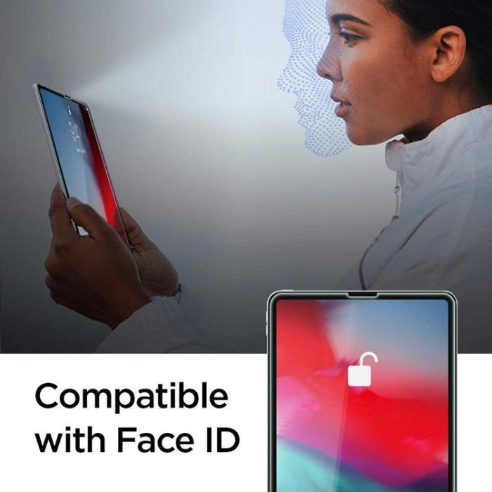 UTGATT - Spigen Härdat Glas Skärmskydd iPad Pro 12.9 (2020/2021/2022) - Transparent