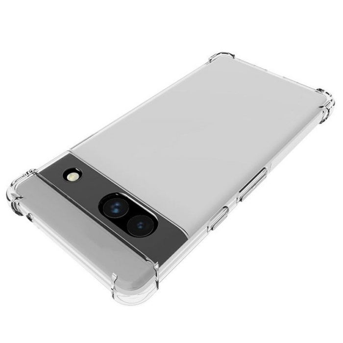 A-One Brand - Google Pixel 7a Mobilskal Non-Slip ShockProof TPU - Transparent