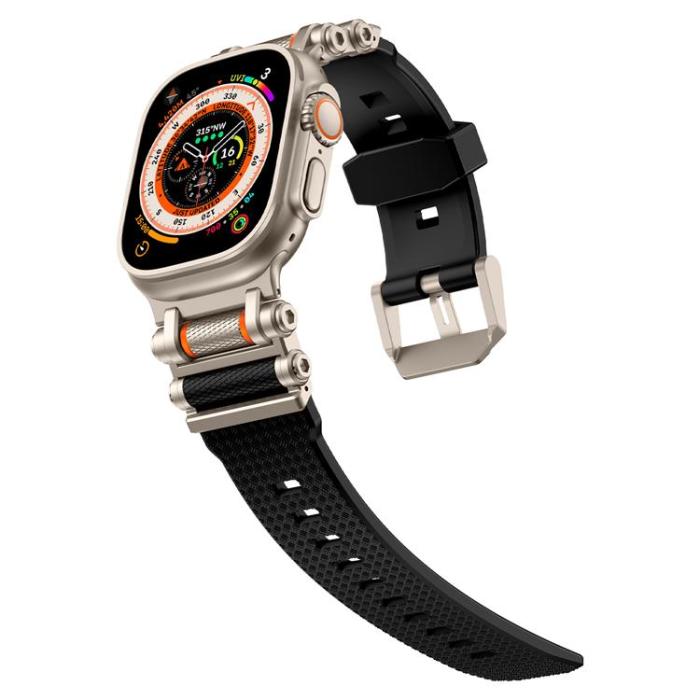 Boom of Sweden - Apple Watch Ultra 2 (49mm) Armband Rotation Axis Silikon - Svart