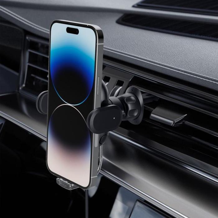 Spigen - Spigen Billhållare Och Billaddare Onetap Universal Ventgaller - Svart