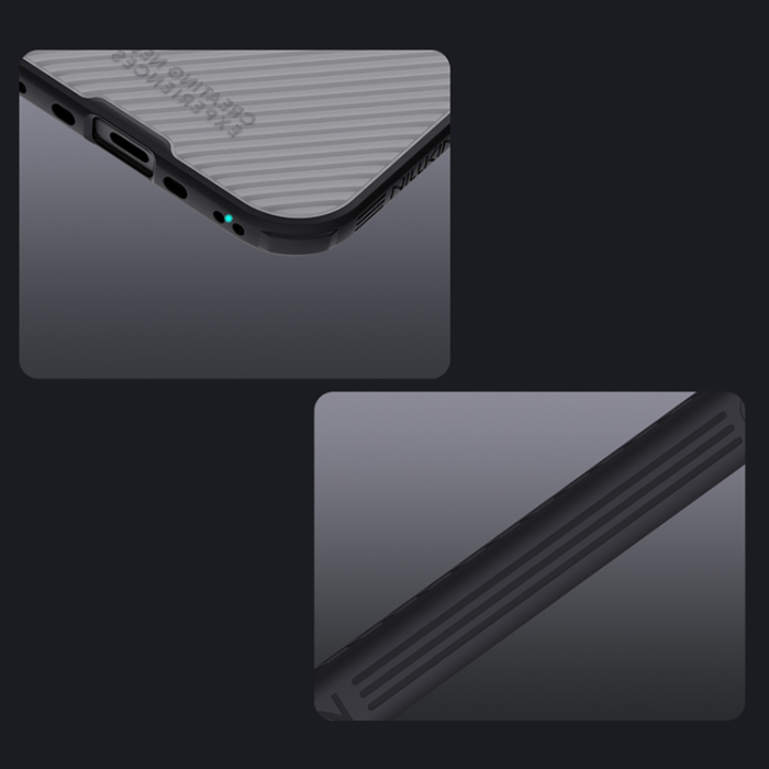 Nillkin - Nillkin iPhone Air Mobilskal MagSafe CamShield Pro - Transparent Svart