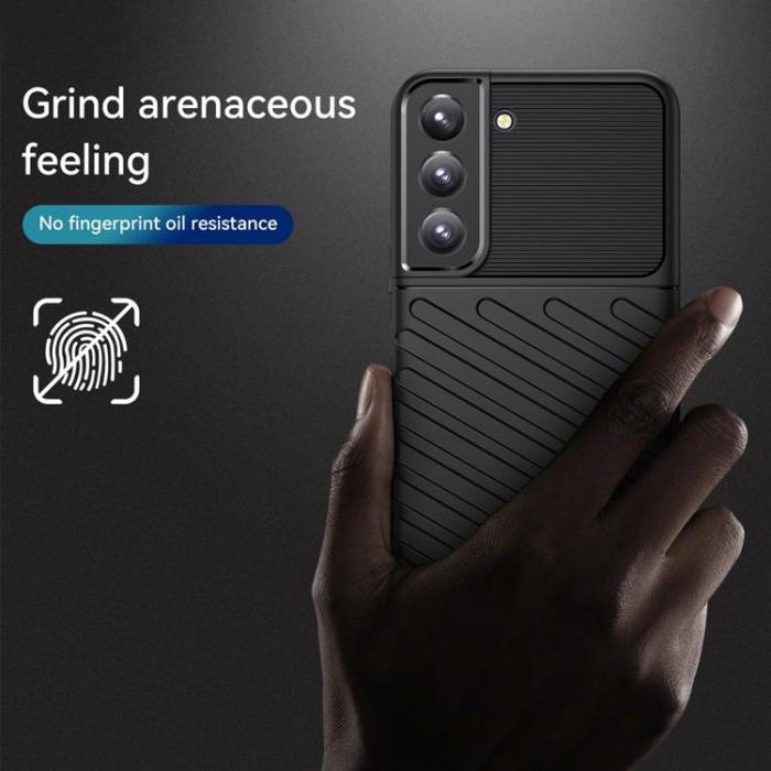 OEM - Thunder Twill Skal Galaxy S22 5G - Svart