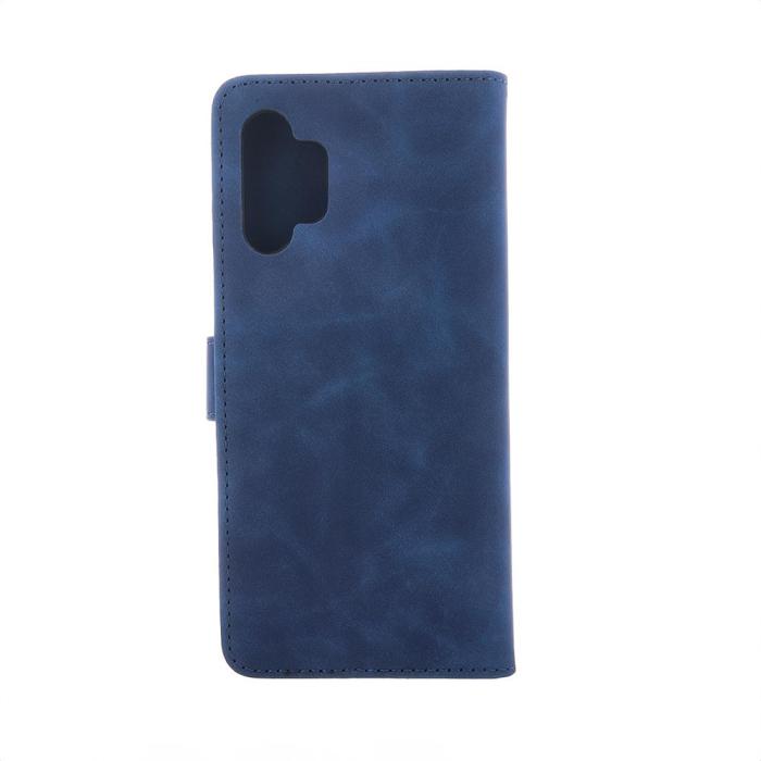 OEM - Elegant Samsung Galaxy A33 5G Smart Velvet Case - Navy Blue