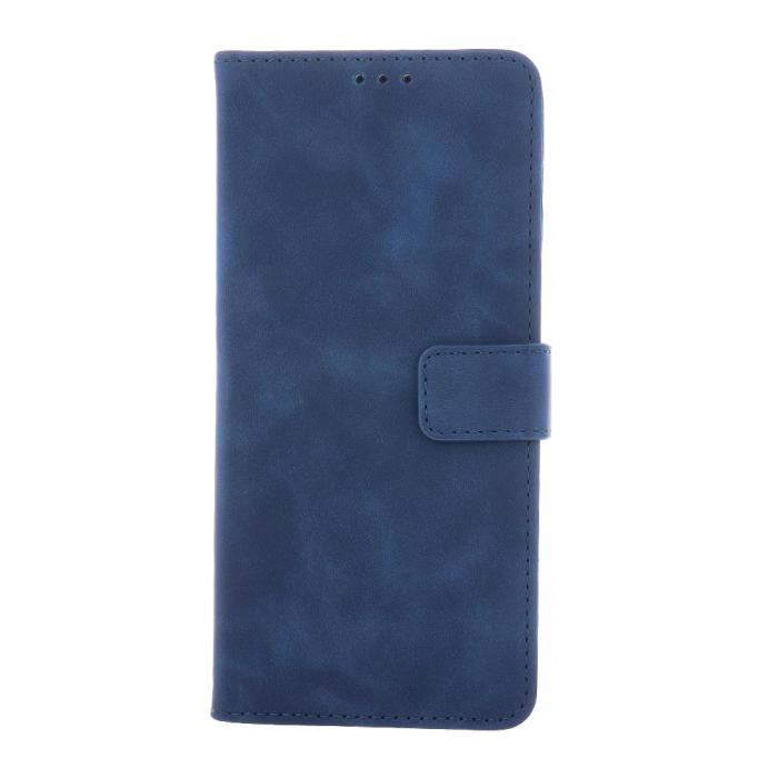 OEM - Elegant Samsung Galaxy A33 5G Smart Velvet Case - Navy Blue