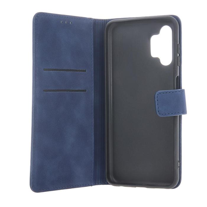 OEM - Elegant Samsung Galaxy A33 5G Smart Velvet Case - Navy Blue