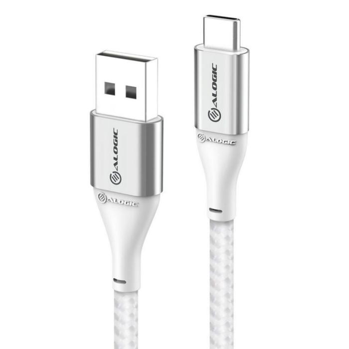 UTGATT1 - ALOGIC Ultra USB-A till USB-C kabel 3A / 480Mbps - Silver