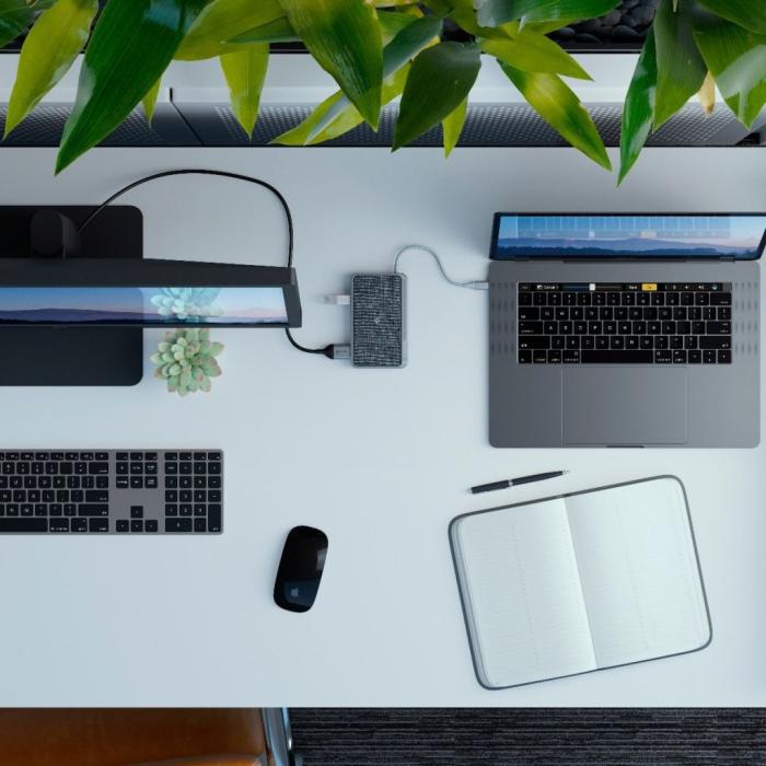 UTGATT1 - ALOGIC Ultra USB-C Dock WAVE - Qi laddare, powerbank 5000 mAh och USB-C hub