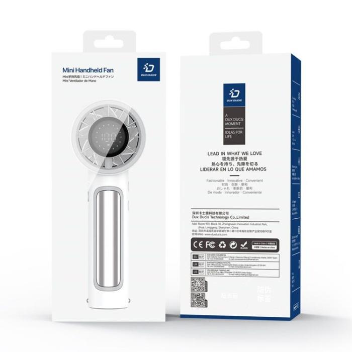 Dux Ducis - Dux Ducis Mini Handhållen Fläkt DT80 - Vit