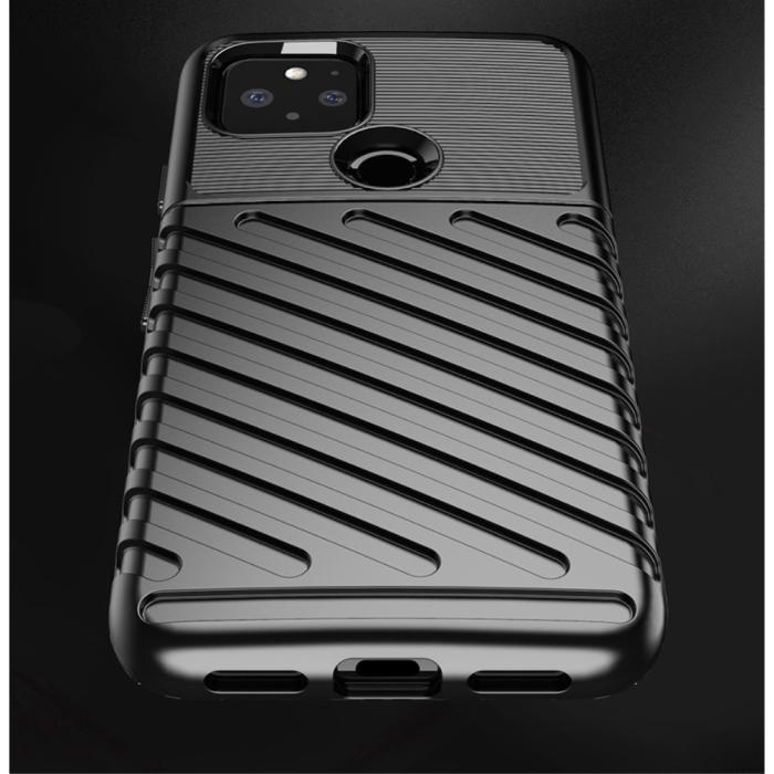 OEM - Thunder Twill Mobilskal Google Pixel 5 - Grön