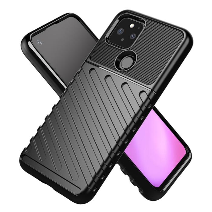 UTGATT1 - Thunder Twill Mobilskal Google Pixel 5 - Svart
