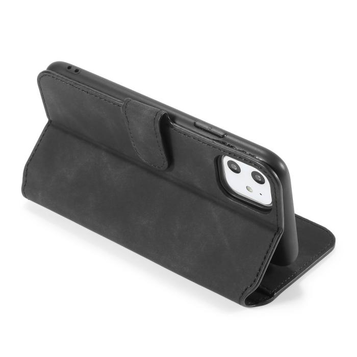 DG.MING - DG.MING Retro Plånboksfodral för iPhone 11 - Svart
