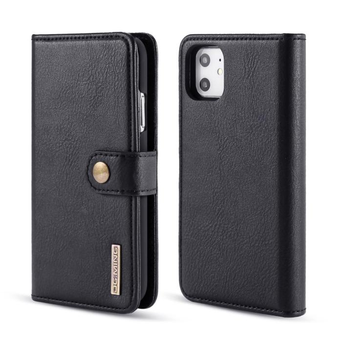 DG.MING - DG.MING 2-in-1 Plånboksfodral för iPhone 11 - Svart