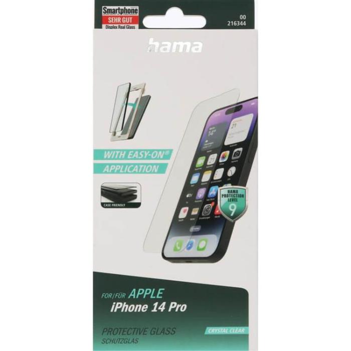 Hama - HAMA iPhone 14 Pro Härdat Glas Skärmskydd Premium