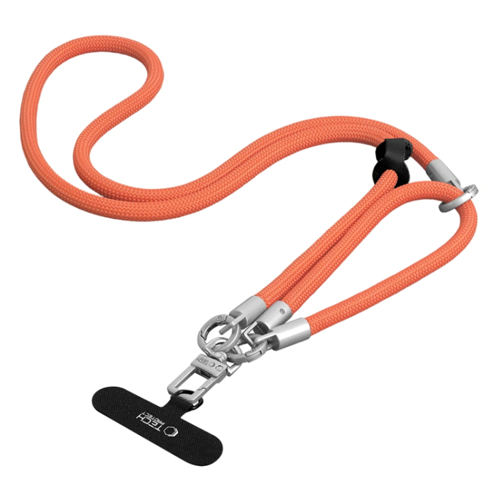 Tech-Protect - Tech-Protect Mobilrem Crossbody Och Wrist C10S - Orange/Titanium