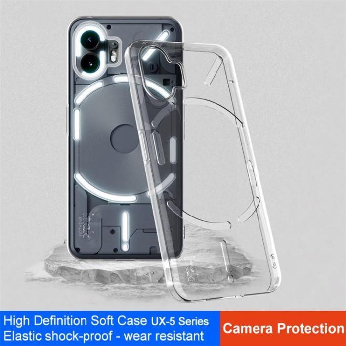 Imak - IMAK Nothing Phone 2 Mobilskal UX-5 TPU Shockproof - Transparent