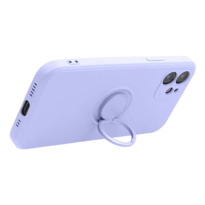 OEM - Xiaomi Redmi 14C Mobilskal Silikon Ring - Lila