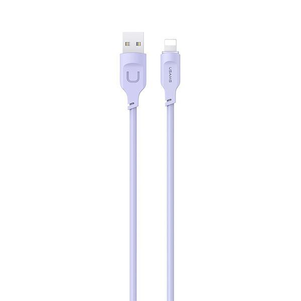 USAMS Lithe Series Lightning Kabel 2,4A 1,2 m SJ565USB03 - Lila