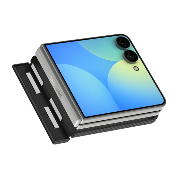 Spigen - Spigen Mobilskal För Galaxy Z Flip 8 MagSafe Airskin Aramid - Svart