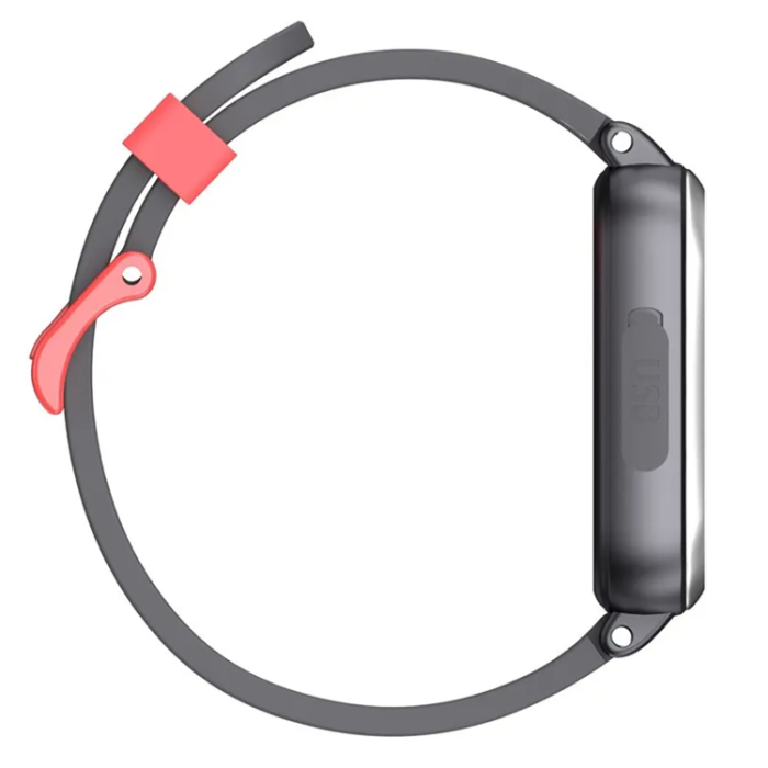 UTGATT - 2-i-1 Smart Klocka För Barn Y90 Vattentät - Svart