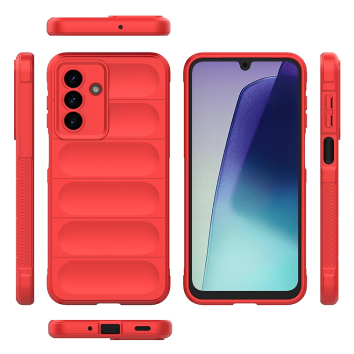 A-One Brand - Galaxy A17 5G Mobilskal Anti-Drop TPU Rugged - Röd