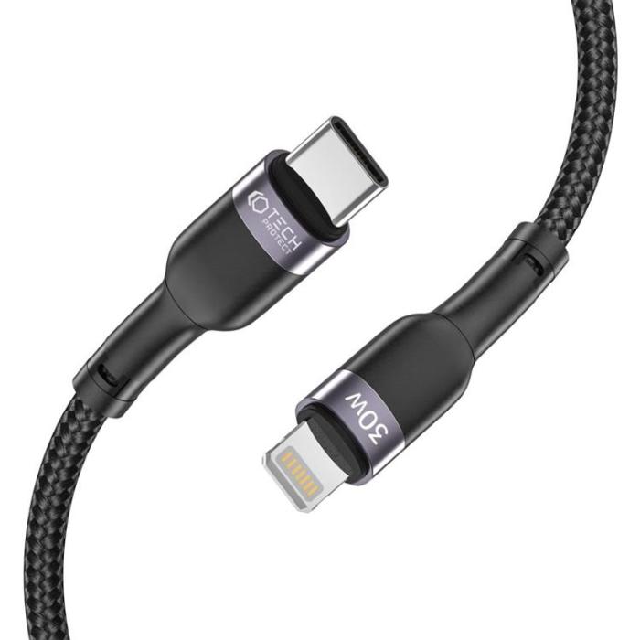 Tech-Protect - Tech-Protect USB-A till Lightning kabel 30W Ultraboost 0.25m