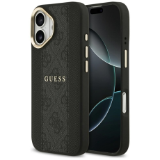 Guess - Guess iPhone 17 Mobilskal Magsafe Stripe - Svart