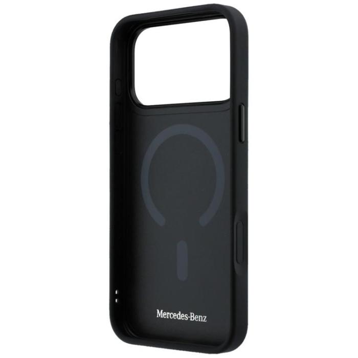 Mercedes - Mercedes Mobilskal För iPhone 17 Pro MagSafe Läder 3D - Svart