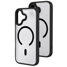 A-One Brand - iPhone 17 Mobilskal MagSafe Skin-Feel Rubberized - Svart