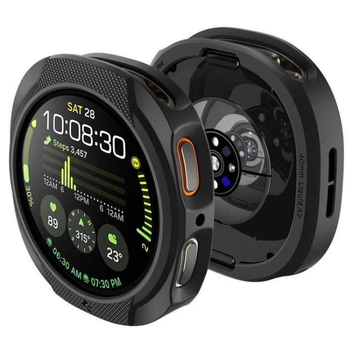 Spigen - Spigen Galaxy Watch 8 (44mm) Skal Liquid Air - Svart