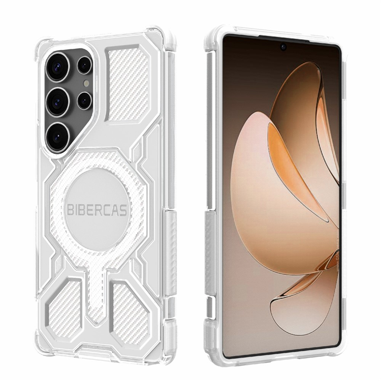 BIBERCAS Galaxy S25 Ultra Mobilskal MagSafe J-16 Transparent | 2353 | AlltMobil