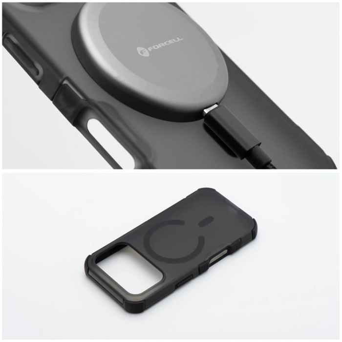 Forcell - Forcell Mobilskal Magsafe För iPhone 16 Pro BumperX - Svart