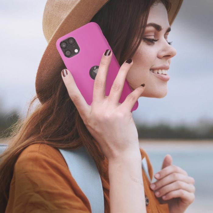 UTGATT - Forcell Silikon Skal till Samsung Galaxy S21 Plus Magenta