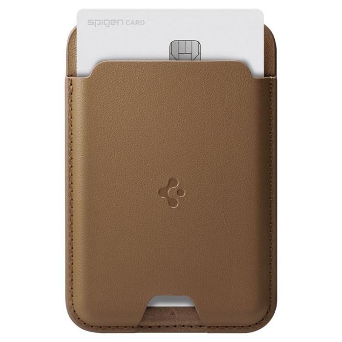 UTGATT - Spigen Valentinus Magsafe Universal Magnetic Korthållare - Brun
