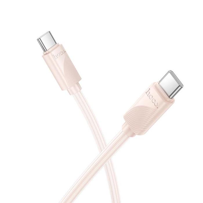 Hoco - HOCO USB-C - USB-C 60W 3A Kabel 1m X114 - Rosa