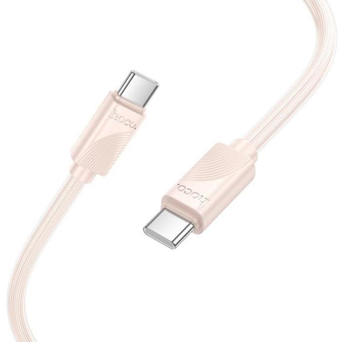 Hoco - HOCO USB-C - USB-C 60W 3A Kabel 1m X114 - Rosa