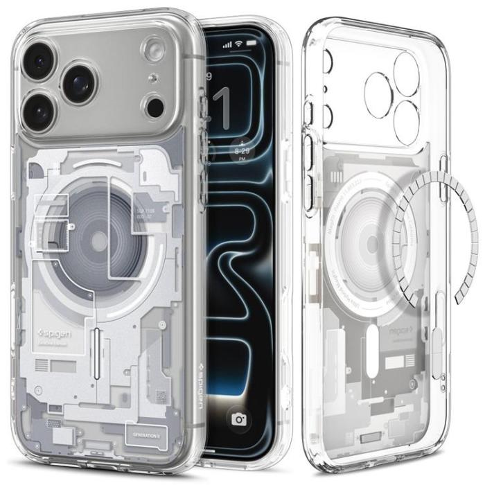 Spigen - Spigen Mobilskal För iPhone 18 Pro/17 Pro Magsafe Ultra Hybrid Zero One - Vit