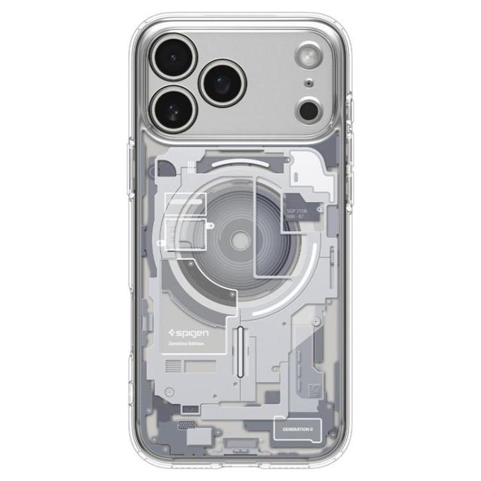Spigen - Spigen Mobilskal För iPhone 18 Pro/17 Pro Magsafe Ultra Hybrid Zero One - Vit