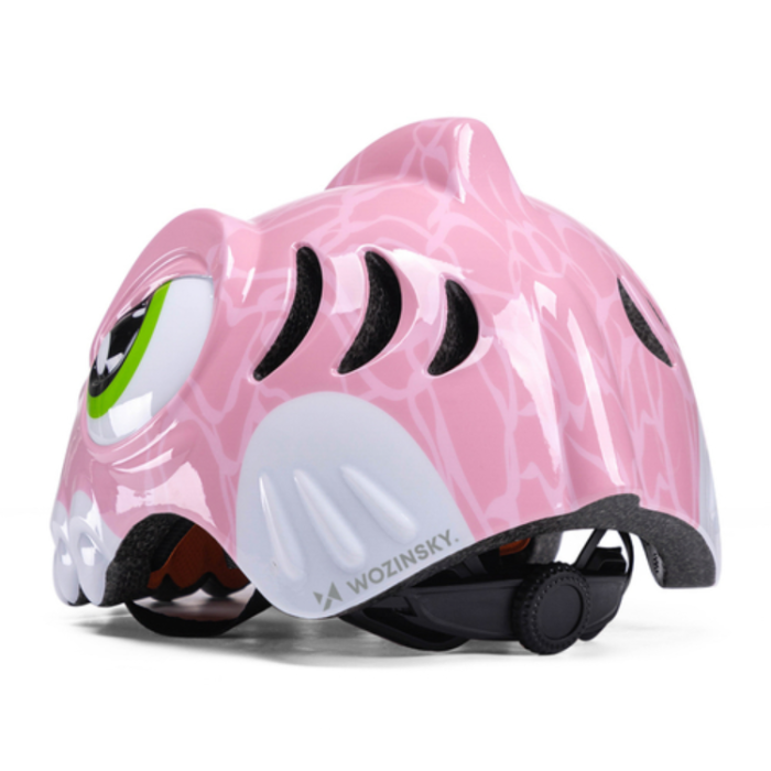 Wozinsky - Wozinsky Barncykelhjälm Dinosauriemönster S - Rosa